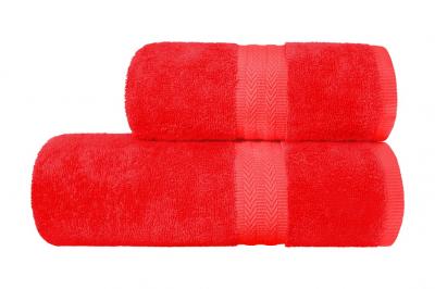 Komplet ręczników frotte czerwony